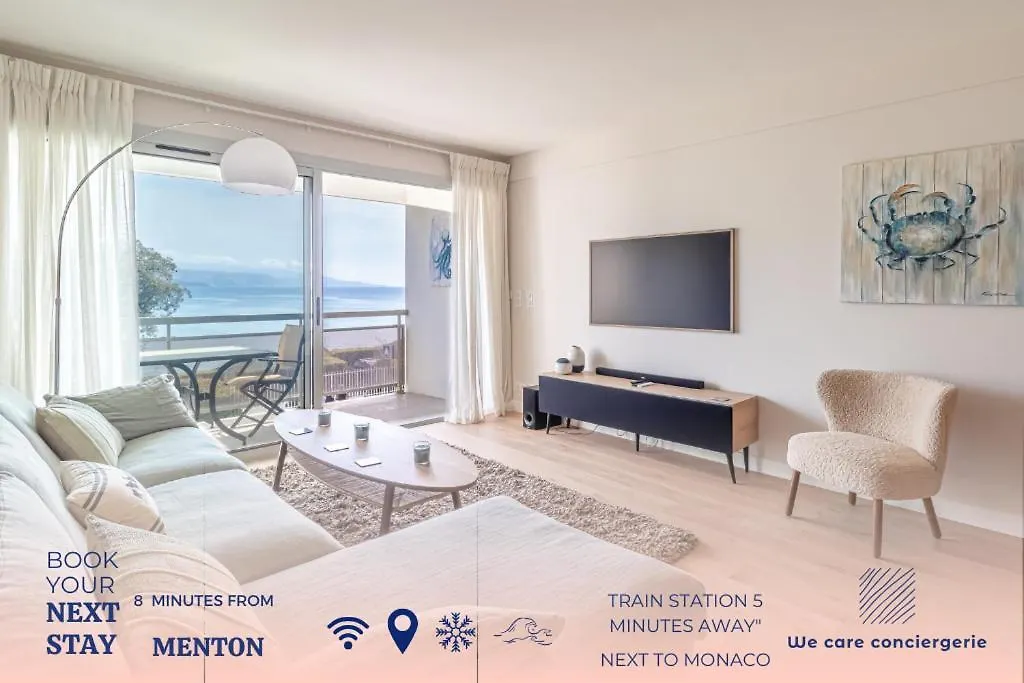 Magnificent 2-Room Apartment Sea View Roquebrune